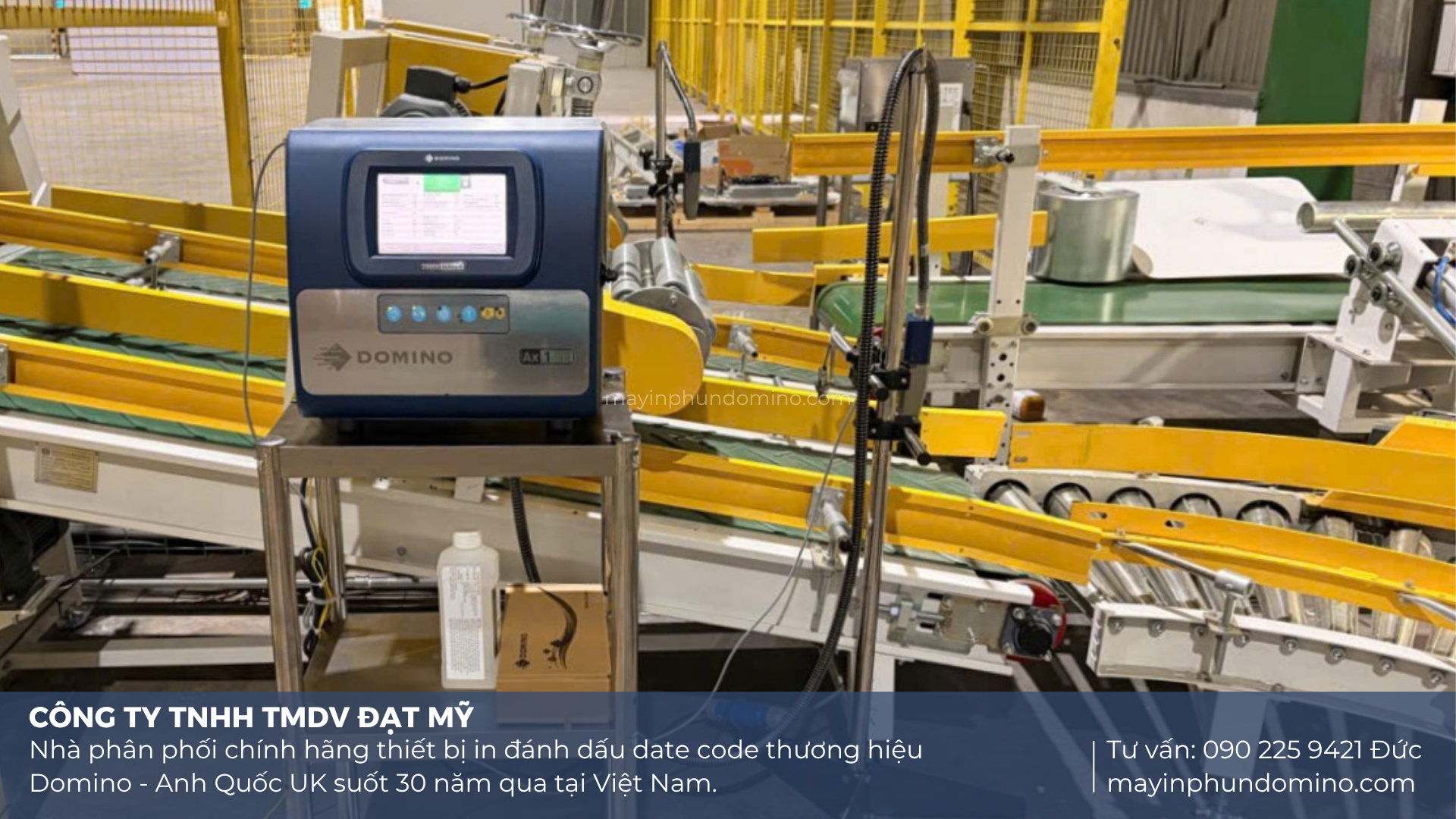 máy in phun date công nghiệp domino ax150i