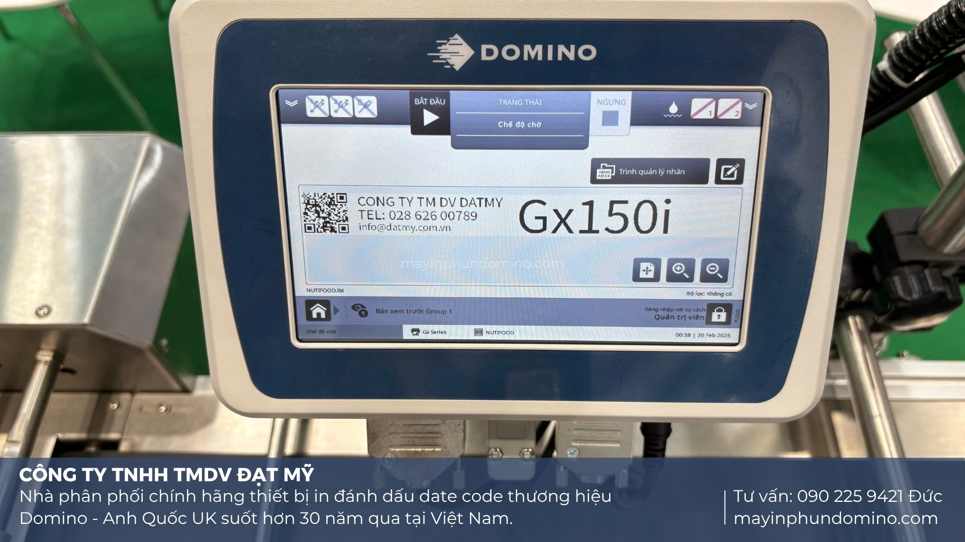 máy in domino Gx150i